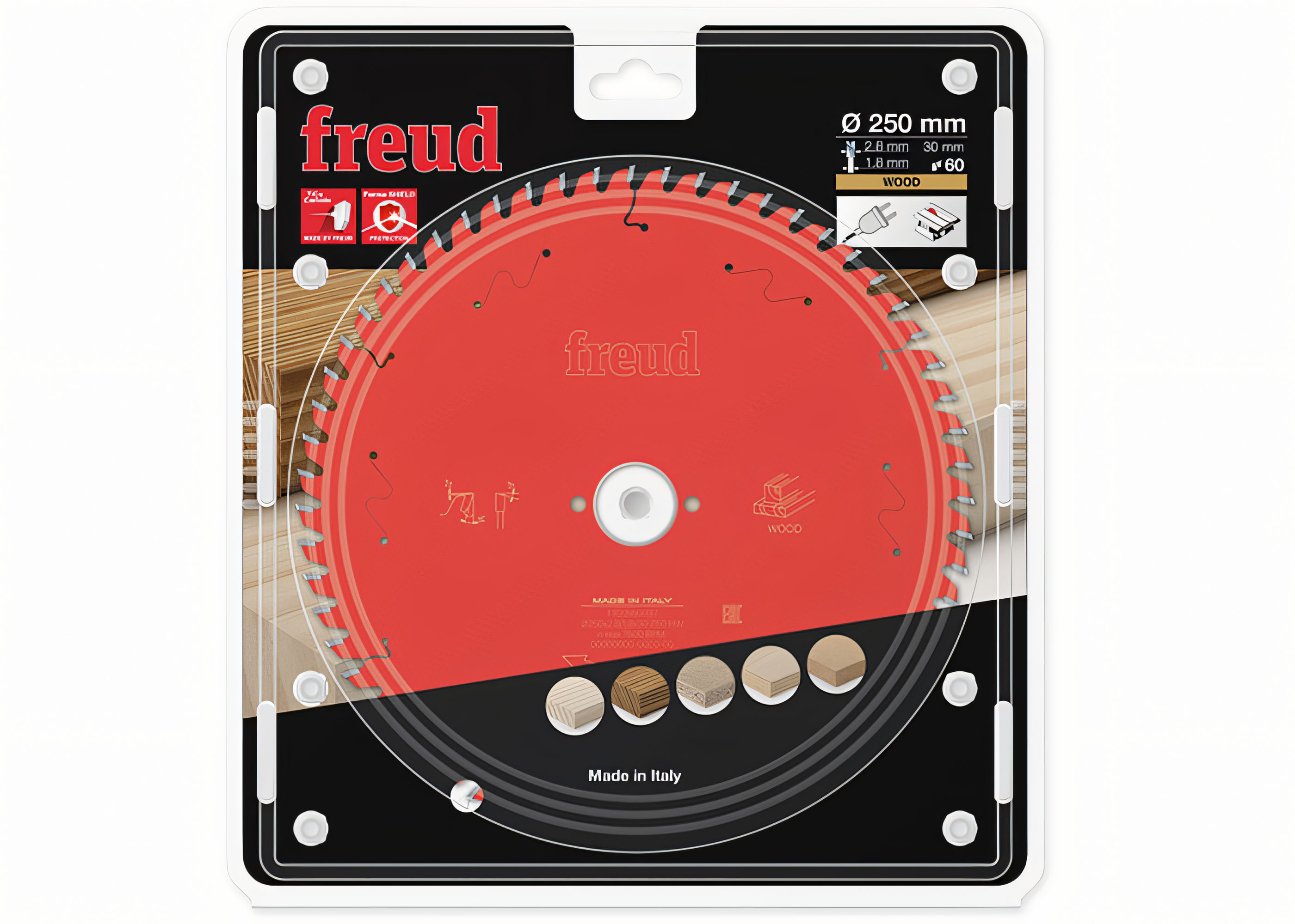 Circular saw blade from Freud O250mm