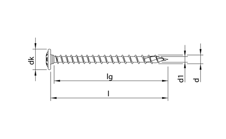 HECO-TOPIX-plus 6,0 x 60, flange head, T-Drive, VFT, A3K, 100 pcs. HC-61063 1