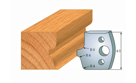 Pair of moulding knives 041 I-F026-041