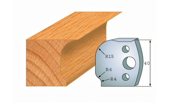 Pair of moulding knives 047 I-F026-047