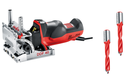 MAFELL DuoDübler DDF40 MaxiMAX + 2x dowel drill bit Ø5mm MAF-1P0335