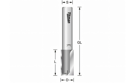 Slot Routing Cutter 19mm Z2  TI-M1920-8 1