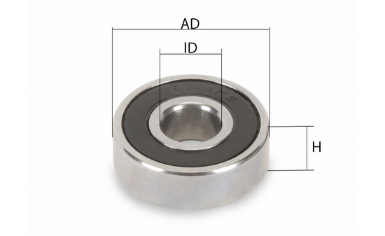 Ball bearing with rubber seal T-B127ARS