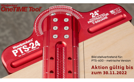 WOODPECKERS Protractor T-Square, 600 mm W-PTS-600 9