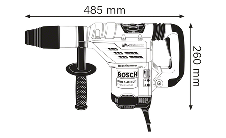 BOSCH GBH 5-40 DCE Professional rotary hammer with SDS max B-0-611-264-000 2