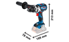 BOSCH GSR 18V-110 C Professional cordless drill driver B-0-601-9G0-10A 2