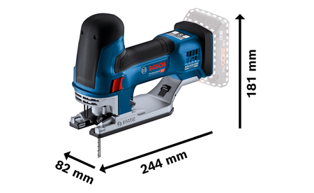 BOSCH GST 18V-155 SC Professional cordless jigsaw B-0-601-5B0-002 2