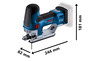 BOSCH GST 18V-155 SC Professional cordless jigsaw B-0-601-5B0-002 2