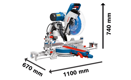 BOSCH GCM 12 GDL Professional cross-cut and mitre saw B-0-601-B23-600 1