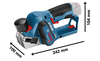 BOSCH GHO 12V-20 Professional cordless planer B-0-601-5A7-002 1