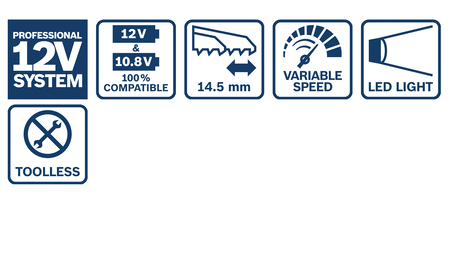 BOSCH GSA 12V-14 Professional cordless reciprocating saw B-0-601-64L-976 2