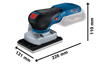 BOSCH GSS 18V-13 Professional cordless orbital sander B-0-601-9L0-101 1