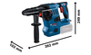 BOSCH GBH 18V-28 CF Professional cordless rotary hammer with SDS plus B-0-611-921-002 1