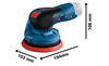 BOSCH GEX 12V-125 Professional cordless random orbital sander B-0-601-372-100 1