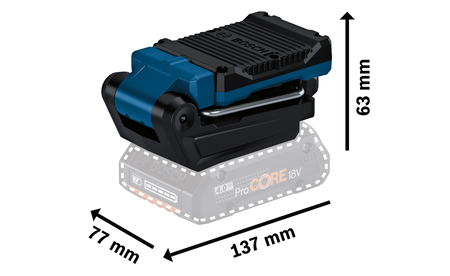 BOSCH GLI 18V-800 Professional cordless light B-0-601-443-600 1