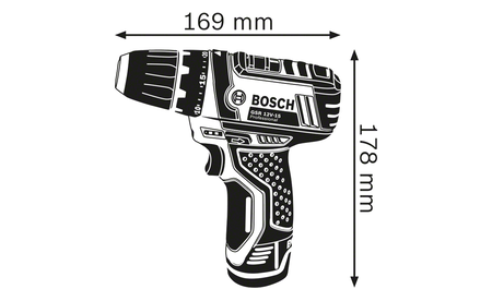 BOSCH GSR 12V-15 Professional cordless drill driver B-0-601-868-10H 2