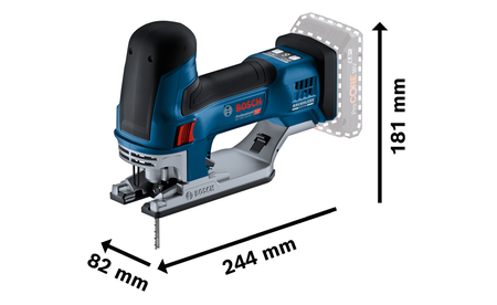 BOSCH GST 18V-155 SC Professional cordless jigsaw B-0-601-5B0-000 1