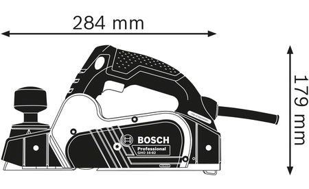 BOSCH GHO 16-82 Professional planer B-0-601-5A4-000 1