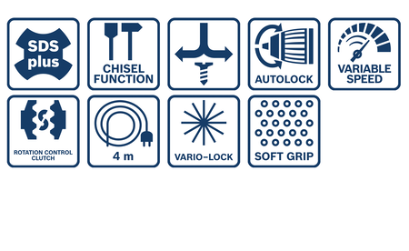 BOSCH GBH 2-26 F Professional rotary hammer with SDS plus B-0-611-2A4-000 3