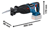 BOSCH GSA 18V-28 Professional cordless reciprocating saw BITURBO B-0-601-6C0-001 1