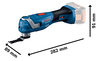 BOSCH GOP 18V-34 Professional Multi-Cutter B-0-601-8G2-000 1