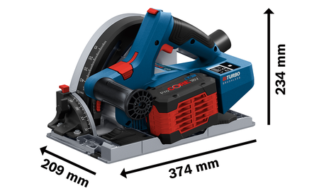 BOSCH GKT18V-52GC Kit Professional cordless plunge-cut saw BITURBO B-0-615-990-M0A 2