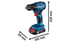 BOSCH GSR 18V-45 Professional cordless drill driver B-0-601-9K3-204 2