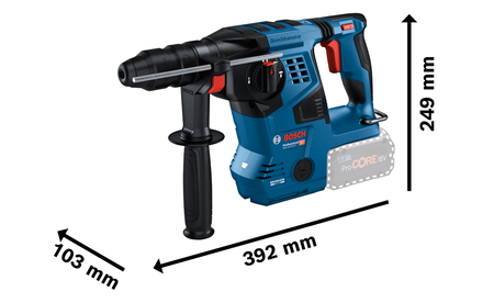 BOSCH GBH 18V-28 CF Professional cordless rotary hammer with SDS plus B-0-611-921-003 1