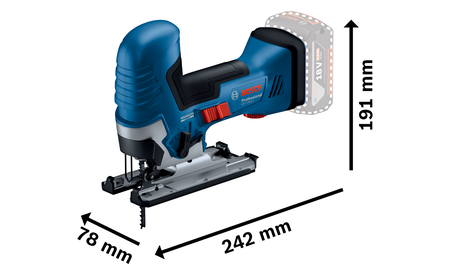 BOSCH GST 18V-125 S Professional cordless jigsaw B-0-601-5B2-000 2