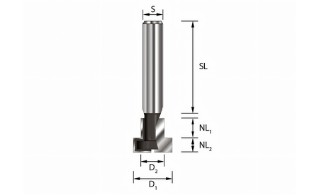 T-Slot Cutter Set For M6 & M8 Bolts E-09057 5