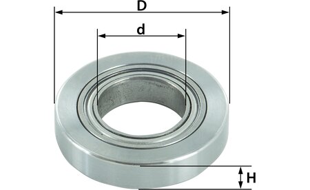 Ball Bearing D 15,88mm d 4.76mm E-00140