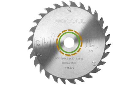 Festool Circular saw blade set KSB-SORT/3 W 160x2,2 F-578565 2