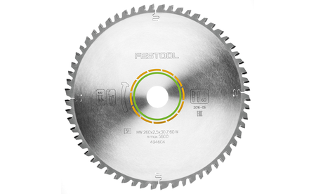 Festool Circular saw blade set KSB-SORT/3 W/A 260x2,5 F-578570 2