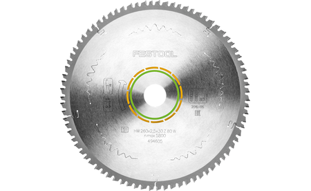 Festool Circular saw blade set KSB-SORT/3 W/A 260x2,5 F-578570 3