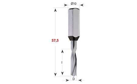 Dowel drill bit 3 mm right I-C31003021 1