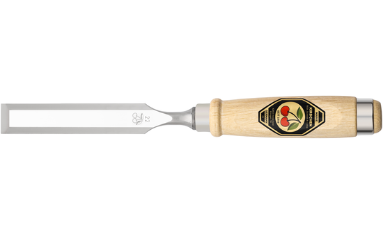 Two Cherries chisel with hornbeam handle, 22 mm KI-1001022