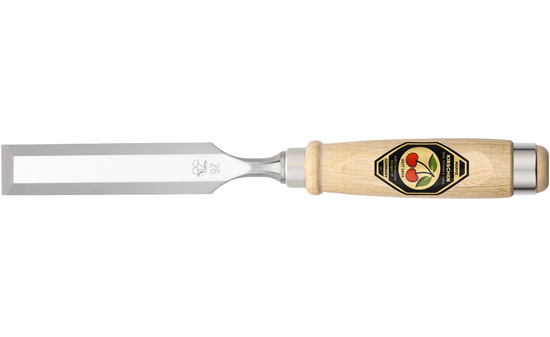 Two Cherries chisel with hornbeam handle, 26 mm KI-1001026