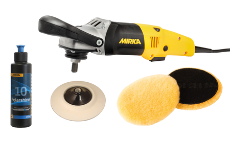 Mirka® Polisher PS 1437 EU Ø 150 mm Set SET-MI-POLITUR