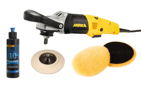 Mirka® Polisher PS 1437 EU Ø 150 mm Set SET-MI-POLITUR