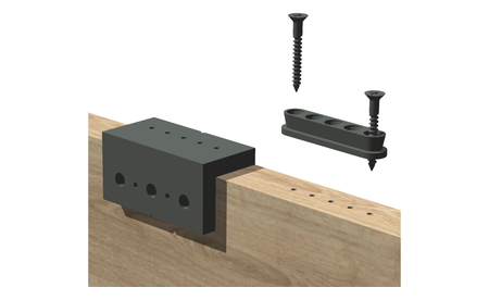 Keilverbinder Long Dovetail Connector Drilling Template -15mm KV-B-002-15 3