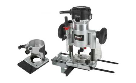 TREND 8mm Dual-Base Trim & Plunge Router T-T1EPS-EURO