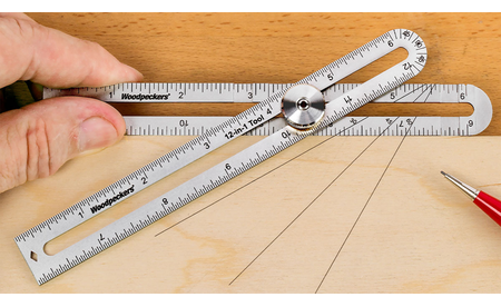 Woodpeckers 12-In-1 Layout Tool - Metric Version W-12IN1TOOLM-24 1