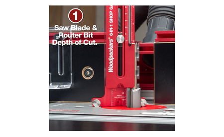 Woodpeckers 6 in 1 Shop Gauge W-6N1SHOP-24 2