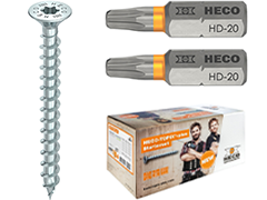 HECO screws sets